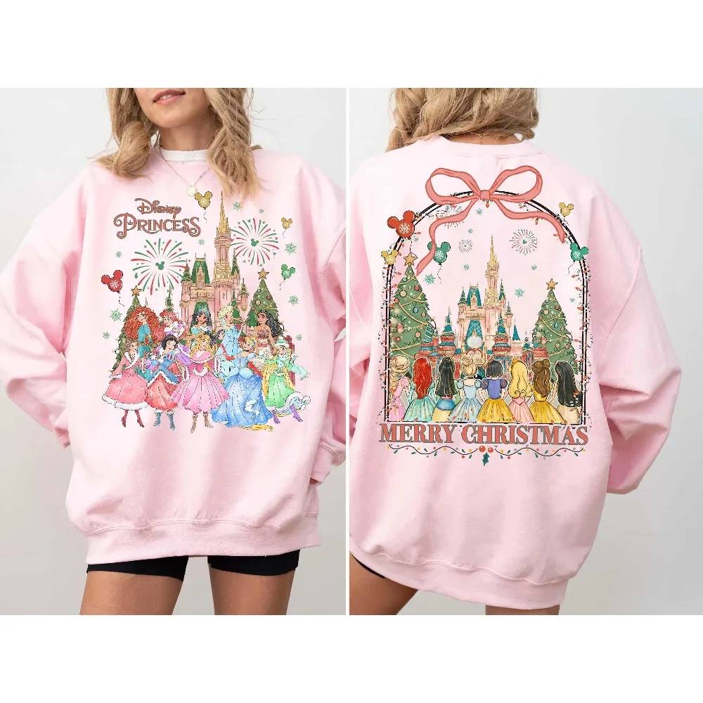 Двусторонняя акварель Disney Castle Princess Christmas, свободная и удобная. Осенне-зимний флисовый пуловер с круглым вырезом
Двусторонняя акварель Disney Castle Princess Christmas, свободная и удобная. Осенне-зимний флисовый пуловер с круглым вырезом