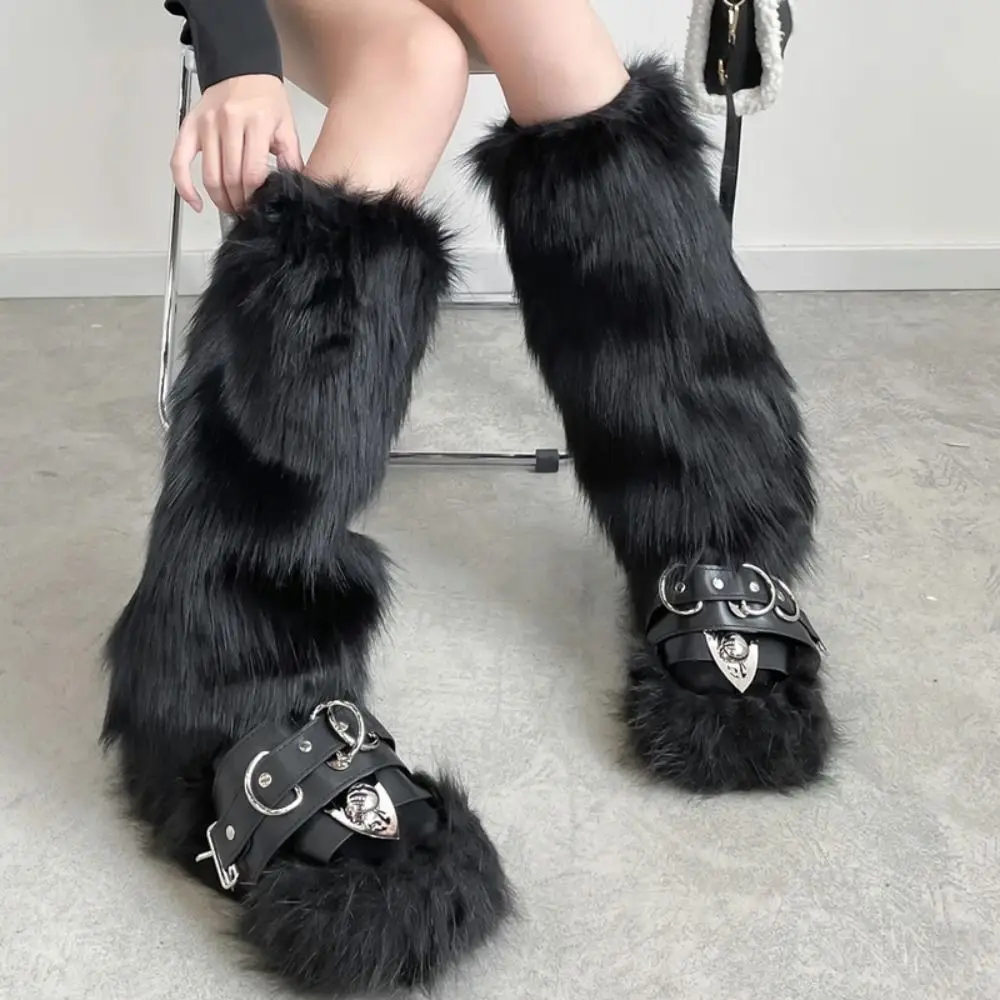 Cute Y2k Imitation Fur Leg Warmers Spicy Girl JK Winter Leg Covers Footcover Lolita Plush Stockings Fall Winter
Cute Y2k Imitation Fur Leg Warmers Spicy Girl JK Winter Leg Covers Footcover Lolita Plush Stockings Fall Winter
