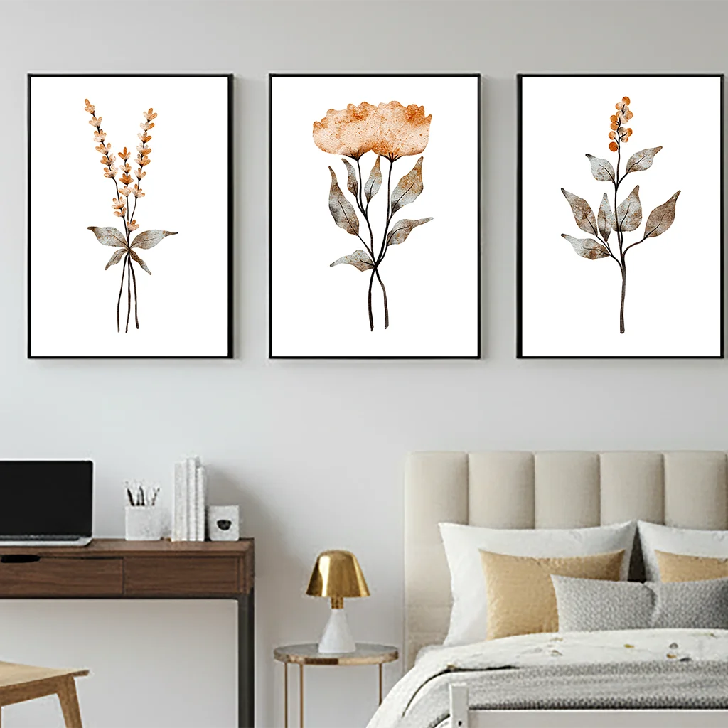 Boho Plant Wildflower Wall Art, Nordic Botanical Canvas Painting | Minimalist Poster for Living Room Bedroom Decor
Boho Plant Wildflower Wall Art, Nordic Botanical Canvas Painting | Minimalist Poster for Living Room Bedroom Decor