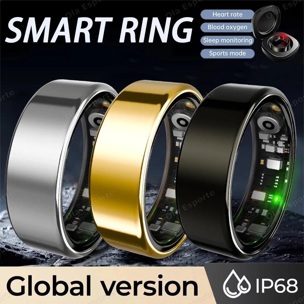 2025 New Smart Ring Men Women, Heart Rate and Blood Oxygen Monitor Smartring IP68 & 5ATM Waterproof, Multi-sport Mode smartring
2025 New Smart Ring Men Women, Heart Rate and Blood Oxygen Monitor Smartring IP68 & 5ATM Waterproof, Multi-sport Mode smartring