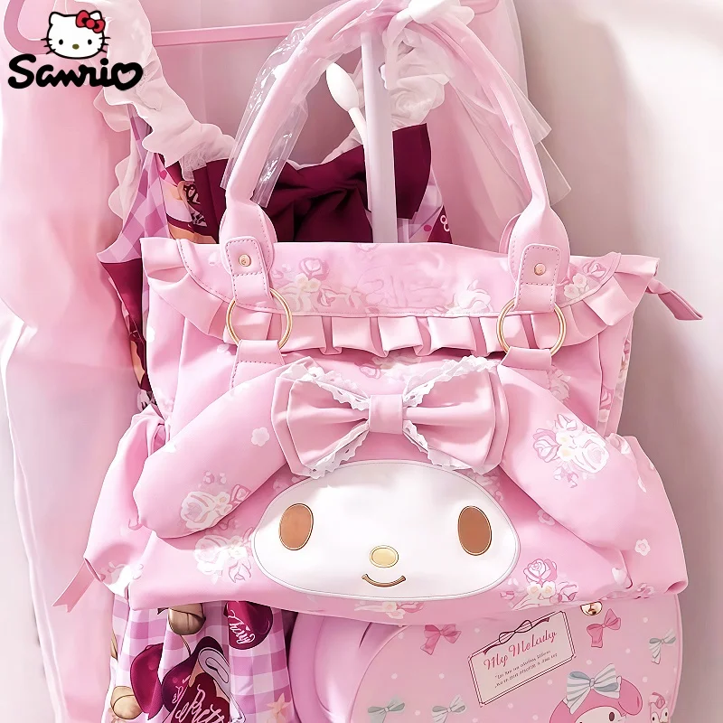 Sanrio Cute My Melody Shoulder Bag Large Capacity Travel Handheld Portable Casual Commuter Crossbody Bag Anime Surrounding Girls
Sanrio Cute My Melody Shoulder Bag Large Capacity Travel Handheld Portable Casual Commuter Crossbody Bag Anime Surrounding Girls