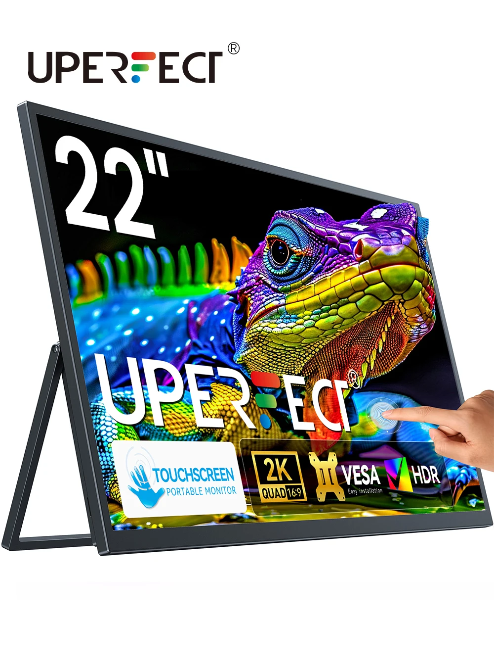 UPERFECT 22” 2K Touchscreen Portable Monitor w/HDMI Type C Dual Speakers Large Gaming Computer Display for Laptops SteamDeck Ma
UPERFECT 22” 2K Touchscreen Portable Monitor w/HDMI Type C Dual Speakers Large Gaming Computer Display for Laptops SteamDeck Ma