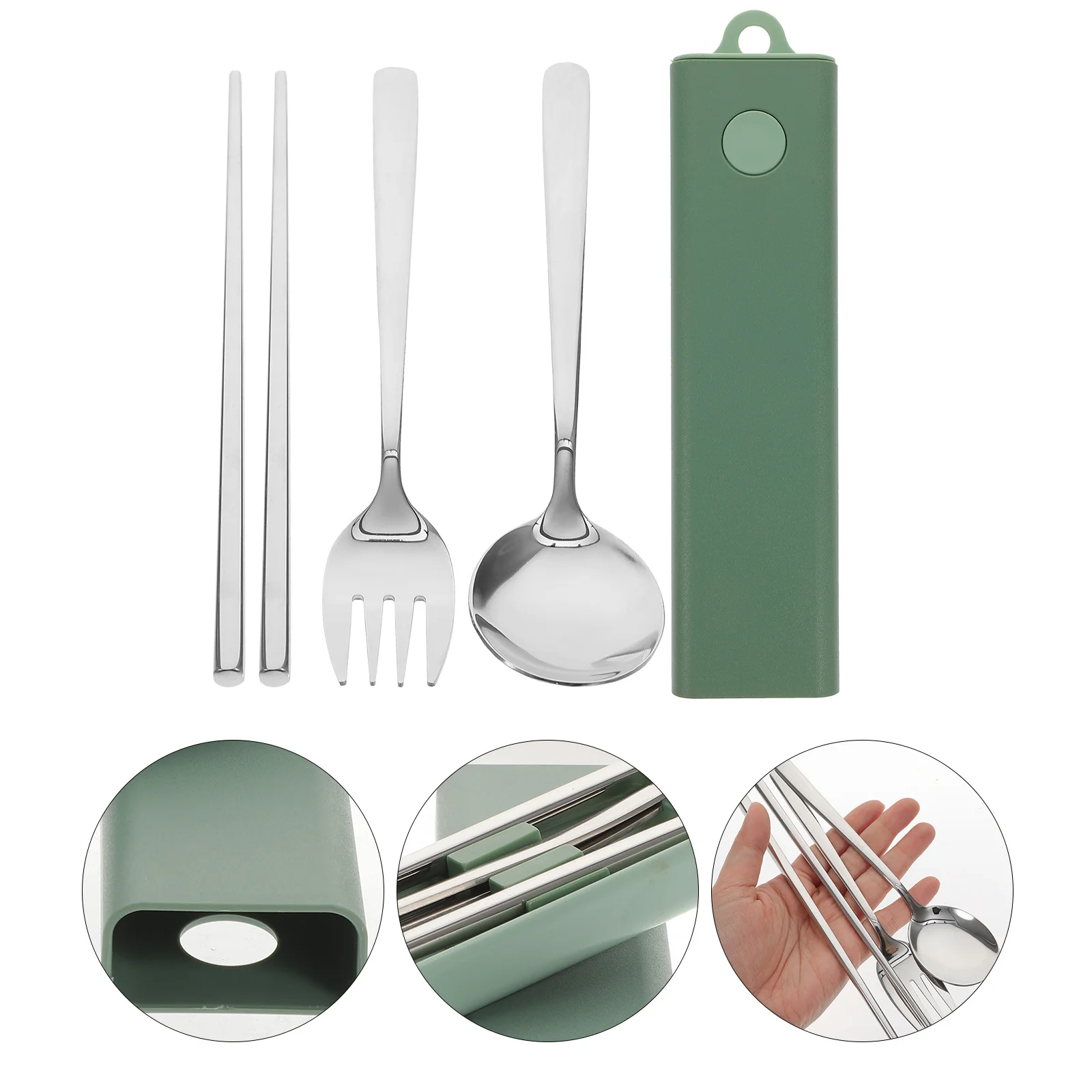 1Set Camping Tableware Set Metal Fork Spoon Chopstick Portable Reusable Utensils Kit for Travel Picnic Outdoor
1Set Camping Tableware Set Metal Fork Spoon Chopstick Portable Reusable Utensils Kit for Travel Picnic Outdoor