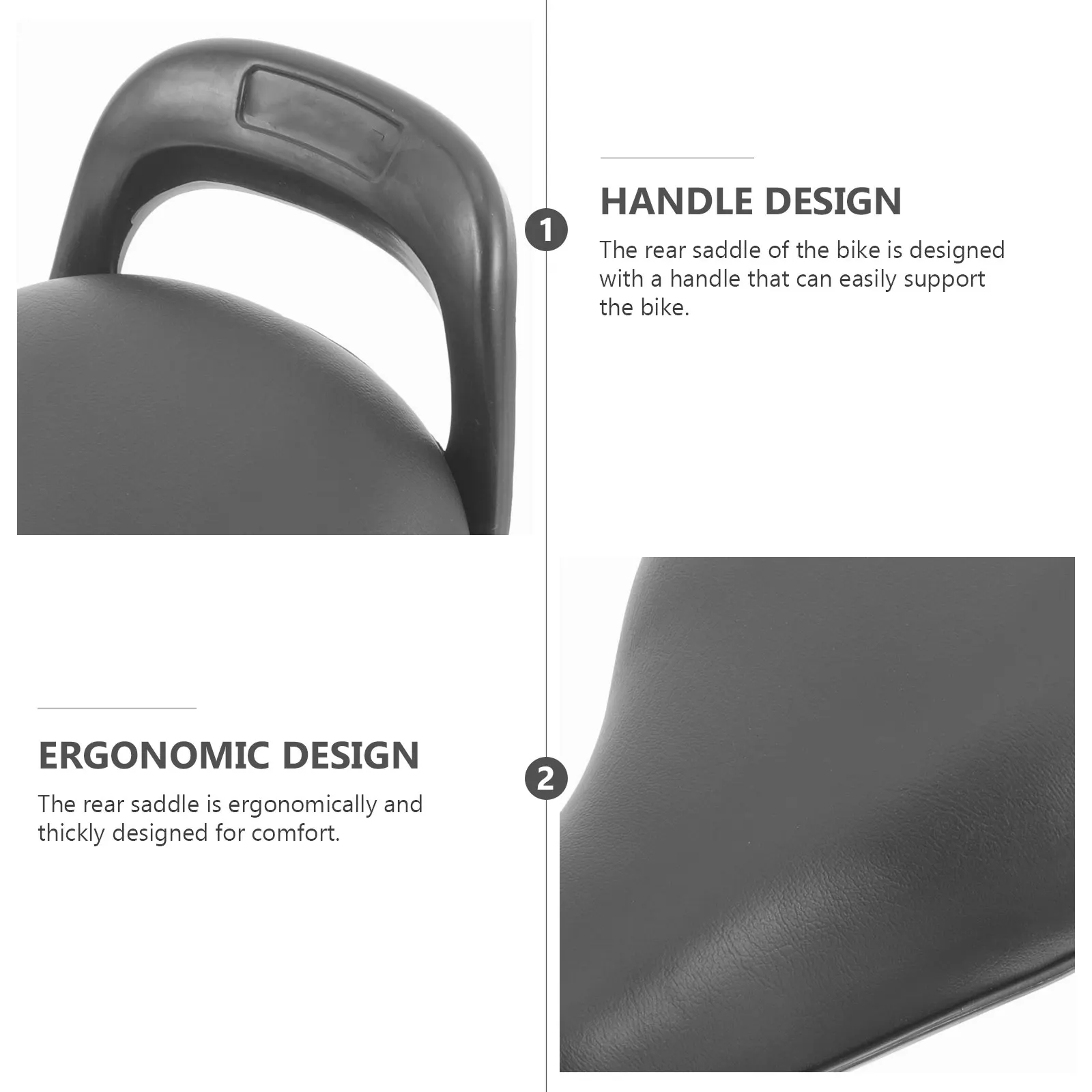 Children's Bicycle Seat Black Kids Bike Backseat Comfortable Rear Seats Durable Steel Shock Absorption Easy Install
Children's Bicycle Seat Black Kids Bike Backseat Comfortable Rear Seats Durable Steel Shock Absorption Easy Install