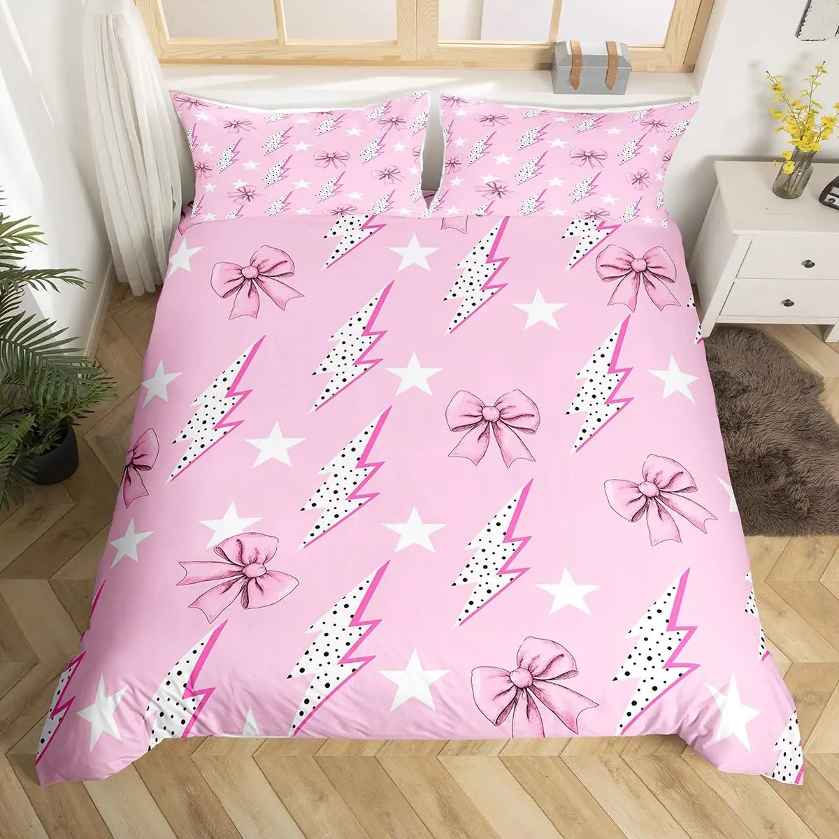 Cartoon Flashing Lightning Duvet Covers for Kids Teens Lightweight Bedspread Cover Bedroom Decor Colorful Lightning Bedding Sets
Cartoon Flashing Lightning Duvet Covers for Kids Teens Lightweight Bedspread Cover Bedroom Decor Colorful Lightning Bedding Sets
