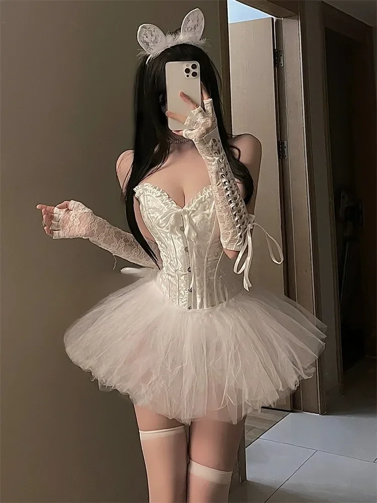Lindo chica conejito Косплей disfraces de conejo mujeres Año nuevo sujetador ab Julius entrepierna lencería Sexy Vendaje
Lindo chica conejito Косплей disfraces de conejo mujeres Año nuevo sujetador ab Julius entrepierna lencería Sexy Vendaje