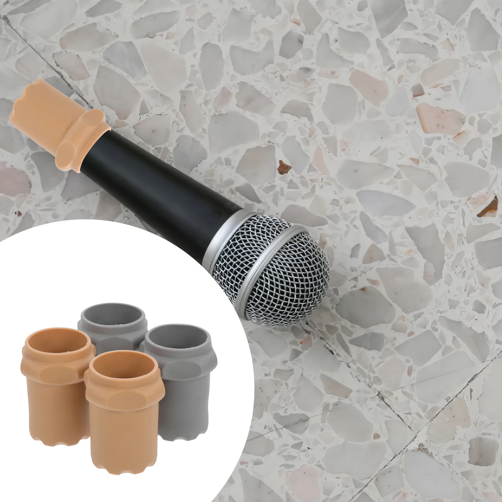 4Pcs Microphone Protective Covers Durable Anti-Drop Sleeves Shockproof Rings Easy Install Ktv Accessories Microphone Protectors
4Pcs Microphone Protective Covers Durable Anti-Drop Sleeves Shockproof Rings Easy Install Ktv Accessories Microphone Protectors