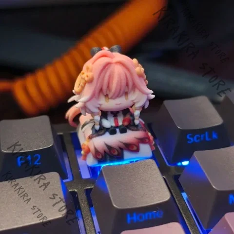Wuthering Waves Changli Ornaments Keycaps Cosplay Figurine Keyboard Cap Model Decoration Fangoods Garage Kits Cute
Wuthering Waves Changli Ornaments Keycaps Cosplay Figurine Keyboard Cap Model Decoration Fangoods Garage Kits Cute