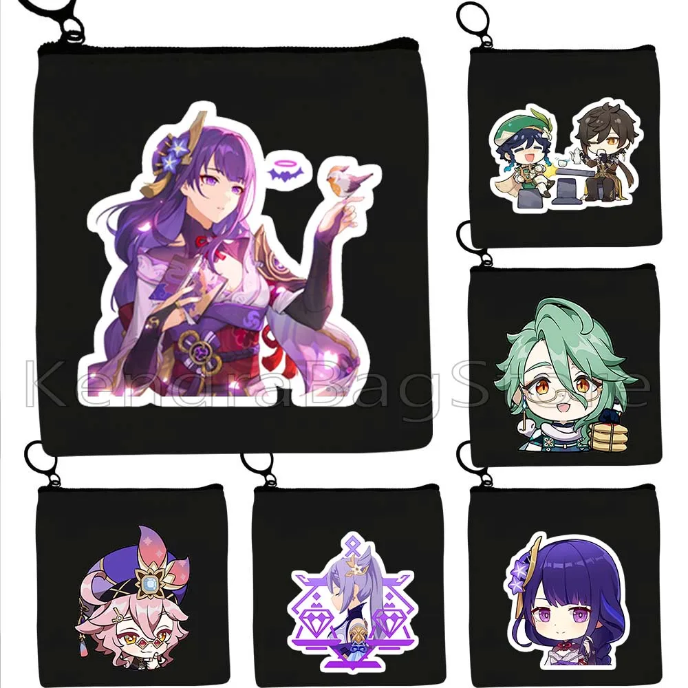 Chibi Genshin Impact Gifts RAIDEN SHOGUN Xiao Baizhu Keqing KAEYA Dori Venti Zhongli Sayu Coin Purse Key Case Bag Wallet Pouch
Chibi Genshin Impact Gifts RAIDEN SHOGUN Xiao Baizhu Keqing KAEYA Dori Venti Zhongli Sayu Coin Purse Key Case Bag Wallet Pouch