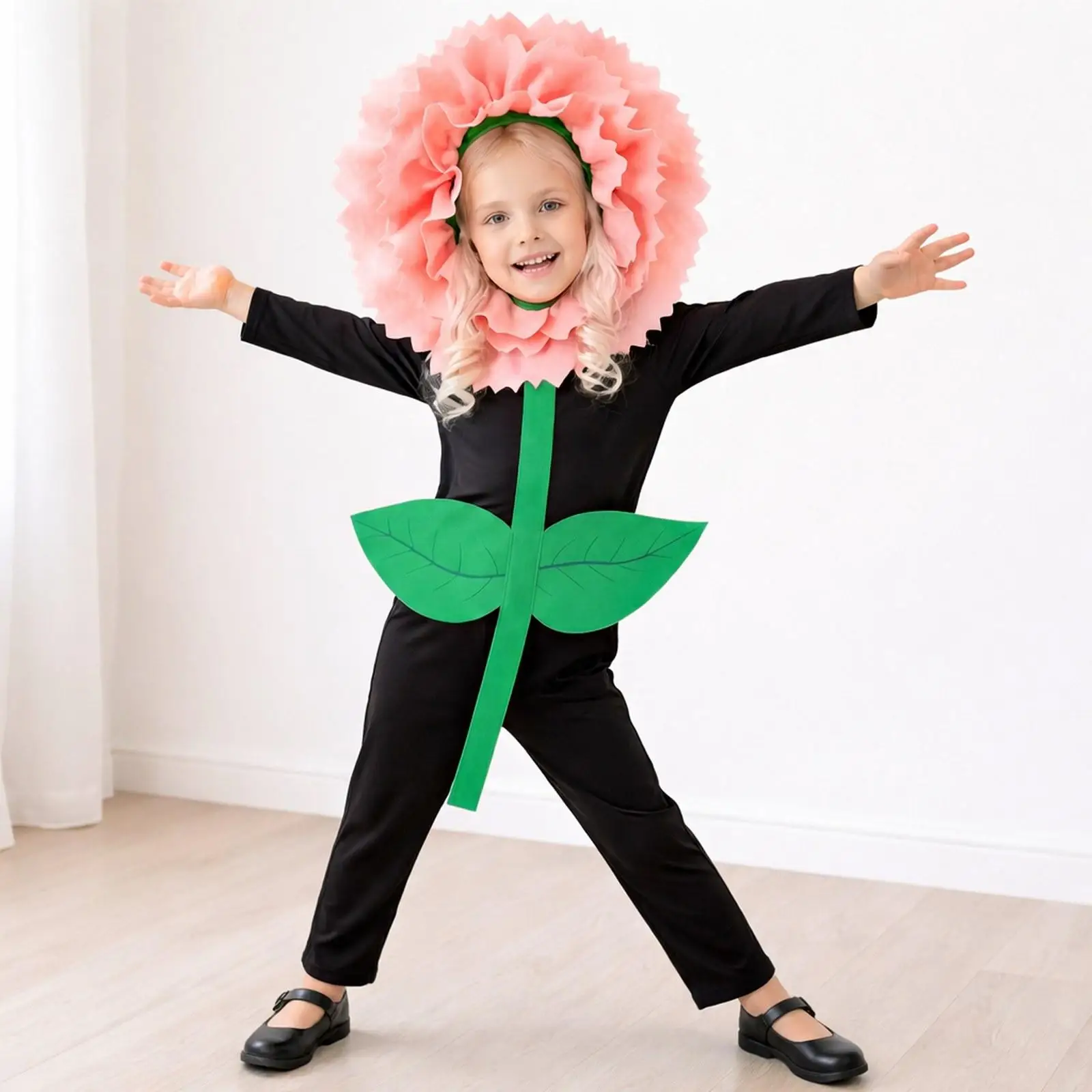 Kids Flower Costume Halloween Costume Adorable Bodysuit Dress up for Theme Party
Kids Flower Costume Halloween Costume Adorable Bodysuit Dress up for Theme Party