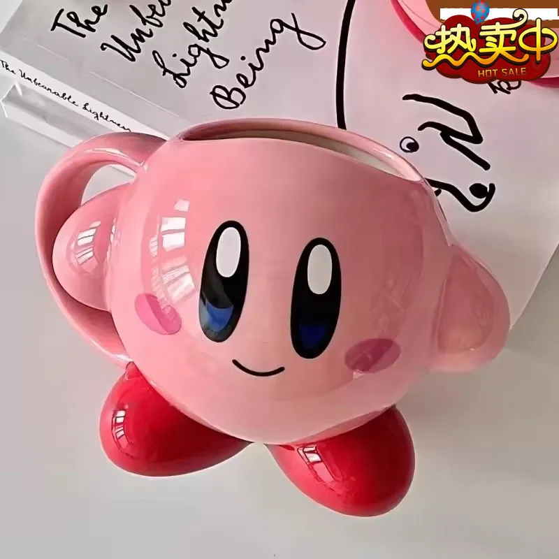 300ml Cartoon Kirby Ceramic Mugs Kawaii Coffee Cups Pink Colour Milk Tea Cup Ins Style Oatmeal Mug Drinkware Present Girl Gift
300ml Cartoon Kirby Ceramic Mugs Kawaii Coffee Cups Pink Colour Milk Tea Cup Ins Style Oatmeal Mug Drinkware Present Girl Gift