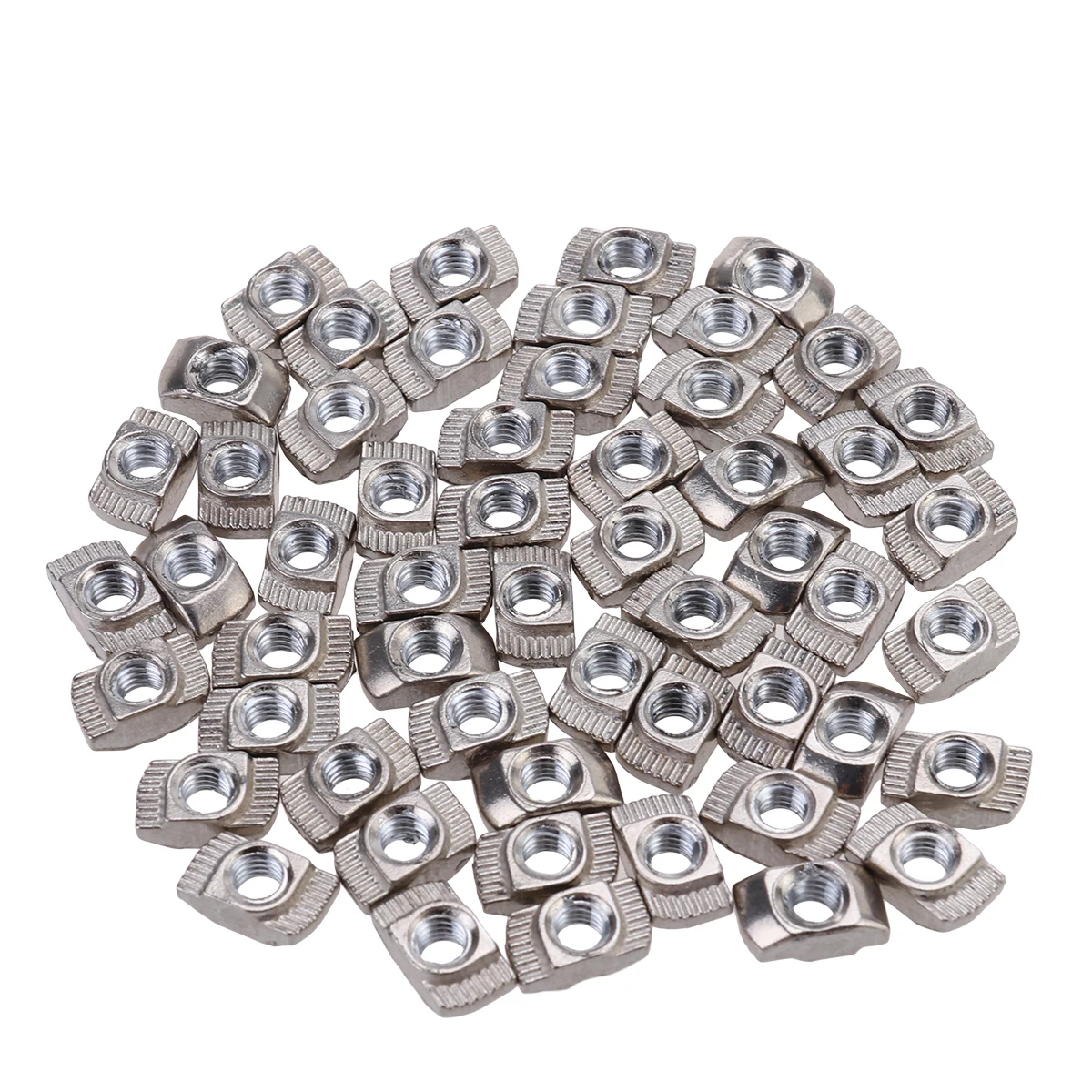 Nickel Plated Nut Aluminum Profile Nuts European T-nut Clippers Extrusion Silver T-nuts
Nickel Plated Nut Aluminum Profile Nuts European T-nut Clippers Extrusion Silver T-nuts