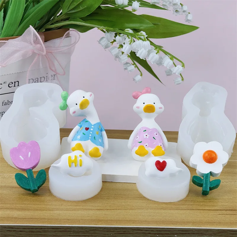 Cartoon Duck Shape Silicone Mold Chocolate Baking Fondant Cake Decorating Tools Handmade Candle Mold Clay Supplies
Cartoon Duck Shape Silicone Mold Chocolate Baking Fondant Cake Decorating Tools Handmade Candle Mold Clay Supplies