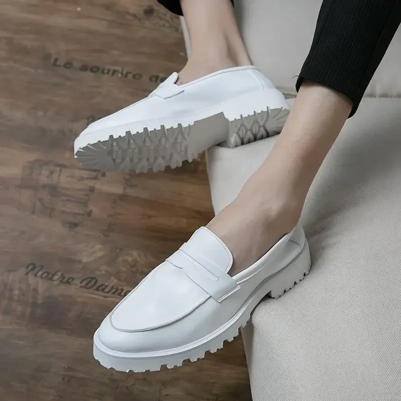Spring and Autumn Men's Genuine Leather Platform Thick-Soled British Style Men's Dress Shoes Wedding Shoes Oxford
Spring and Autumn Men's Genuine Leather Platform Thick-Soled British Style Men's Dress Shoes Wedding Shoes Oxford