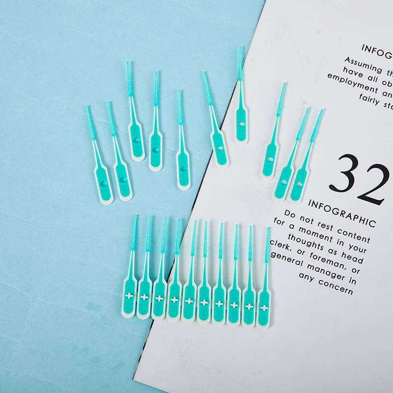 20Pcs Silicone Teeth Stick Tooth Picks Interdental Brushes Dental Cleaning Brush Teeth Care Dental Floss Toothpicks Oral Tools
20Pcs Silicone Teeth Stick Tooth Picks Interdental Brushes Dental Cleaning Brush Teeth Care Dental Floss Toothpicks Oral Tools