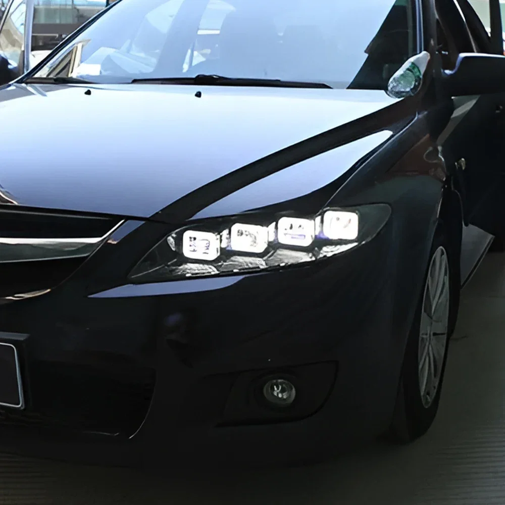 Автомобильные фары для Mazda 6 2003-2015, светодиодные передние фонари автомобиля в сборе, обновление, высокое качество, динамические 4 линзы проектора, аксессуары
Автомобильные фары для Mazda 6 2003-2015, светодиодные передние фонари автомобиля в сборе, обновление, высокое качество, динамические 4 линзы проектора, аксессуары