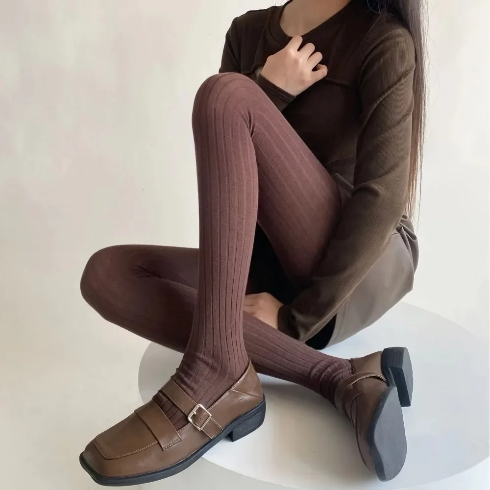 Coffee Women Tights Girl JK Lolita Long Tight Socks Vertical Stripes Cotton Over Knee Thigh High Socks Autumn Winter Black White
Coffee Women Tights Girl JK Lolita Long Tight Socks Vertical Stripes Cotton Over Knee Thigh High Socks Autumn Winter Black White