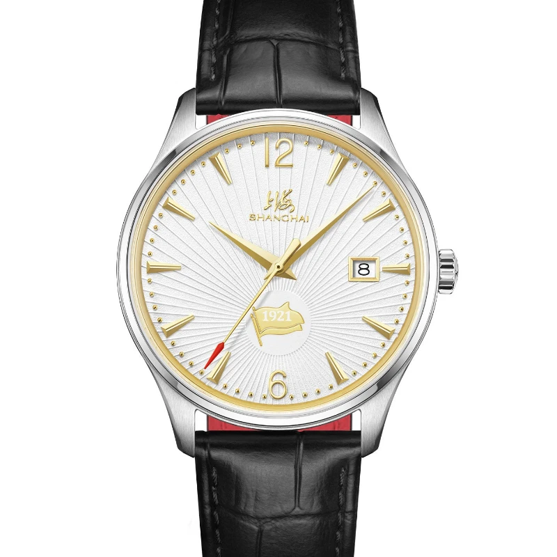 Shanghai Watch Men's Watch Tribute To The Power of Faith Series Men's Single Calendar Quartz Watch Flag Flying SD071
Shanghai Watch Men's Watch Tribute To The Power of Faith Series Men's Single Calendar Quartz Watch Flag Flying SD071