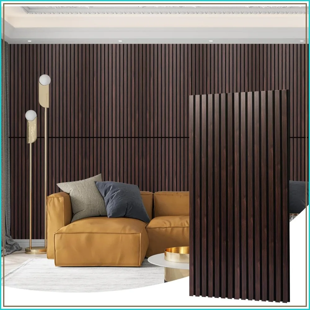 Wood Slat Wall Panel 48x24x0.8 Inch, 3D Soundproof Acoustic Panels for Interior Ceiling and Wall Decor, Noise Reduction, 2 Pack
Wood Slat Wall Panel 48x24x0.8 Inch, 3D Soundproof Acoustic Panels for Interior Ceiling and Wall Decor, Noise Reduction, 2 Pack