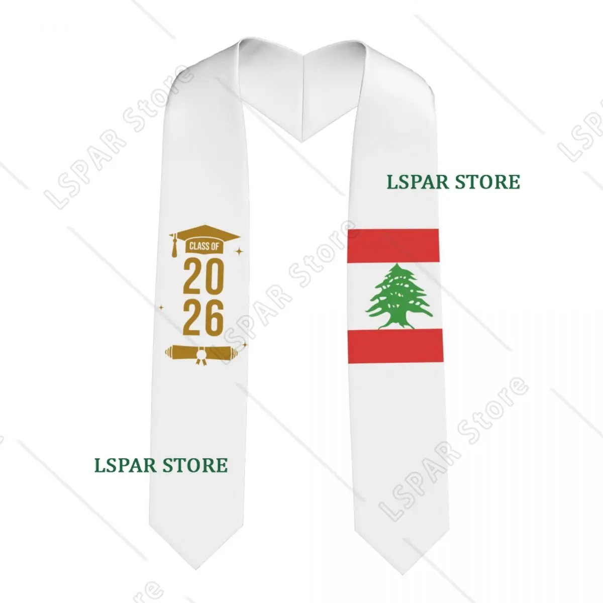 Class Of 2026 Lebanon Flag Graduation Stole Sash Scarf For International Students Proud 183CM Long
Class Of 2026 Lebanon Flag Graduation Stole Sash Scarf For International Students Proud 183CM Long