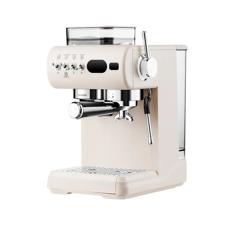 Home-use Small 20 Bar Pressure Dual Hot/cold Brewing Integrated Grinder Featuring Semi-automatic Espresso Coffee Maker Machine
Home-use Small 20 Bar Pressure Dual Hot/cold Brewing Integrated Grinder Featuring Semi-automatic Espresso Coffee Maker Machine