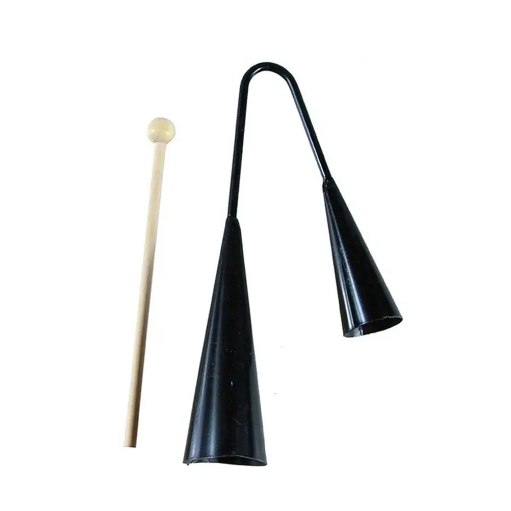 Kids Musical Instruments Double Horn Ringer Baby Toys Bell Agogo Black Bells Devices for Child
Kids Musical Instruments Double Horn Ringer Baby Toys Bell Agogo Black Bells Devices for Child