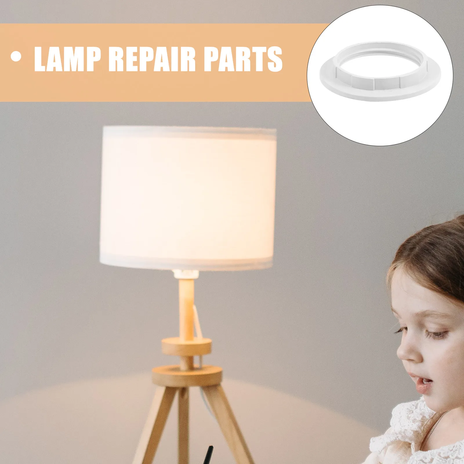 20Pcs Lamp Shade Ring Collar E27 Lampshade Adapter Replacement Parts for Vintage Light Fixture Lamp Repair Kit Lampshade Ring
20Pcs Lamp Shade Ring Collar E27 Lampshade Adapter Replacement Parts for Vintage Light Fixture Lamp Repair Kit Lampshade Ring