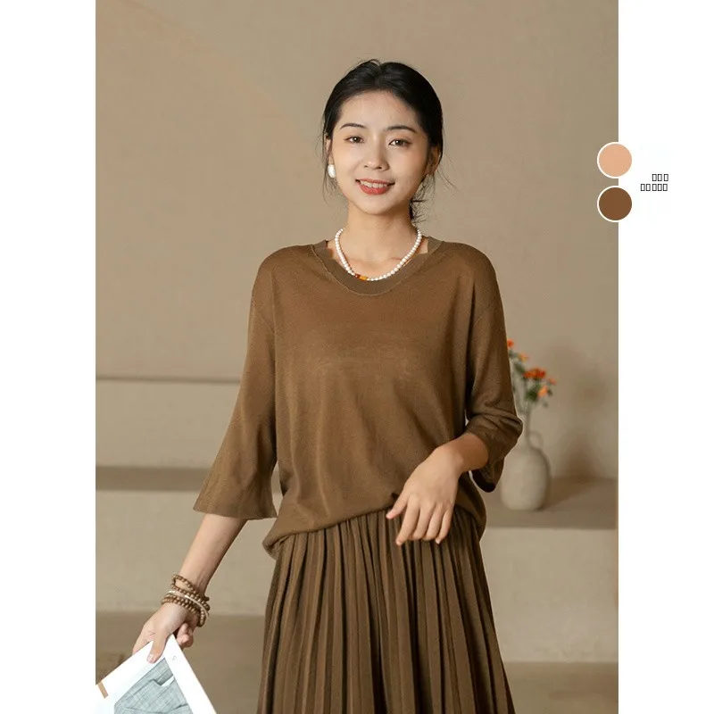 Свитер Ultrine Wool Ne Seven Sve, теплый, светло-бежевый, Ci Forget M899, осенняя новинка, для повседневной носки, однотонный
Свитер Ultrine Wool Ne Seven Sve, теплый, светло-бежевый, Ci Forget M899, осенняя новинка, для повседневной носки, однотонный