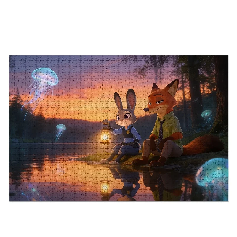 1000pcs Disney Crazy City Judy Hopps & Nick Wilde Puzzle - Challenging Brain Teaser Suitable for Adults &, Birthday Game, / Fa
1000pcs Disney Crazy City Judy Hopps & Nick Wilde Puzzle - Challenging Brain Teaser Suitable for Adults &, Birthday Game, / Fa