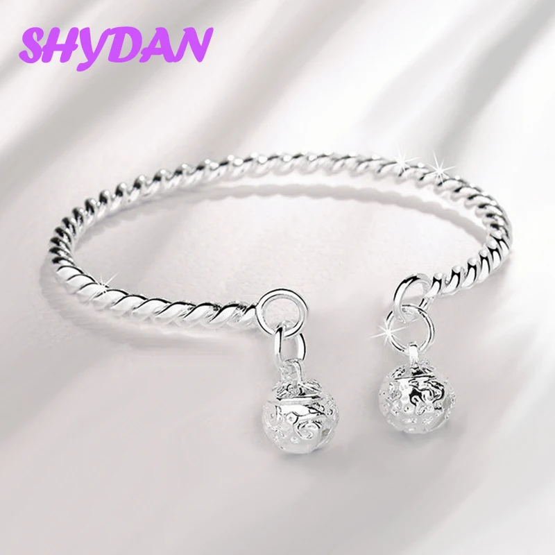 SHYDAN 925 Silver Twistsed Open Bracelet Bangle For Women Fashion Jewelry
SHYDAN 925 Silver Twistsed Open Bracelet Bangle For Women Fashion Jewelry
