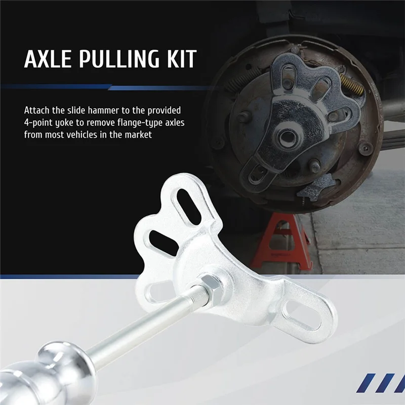 Rear Axle Bearing Puller Tool Kit & Slide Hammer Set, Axle Seal & Bearing Remover Set
Rear Axle Bearing Puller Tool Kit & Slide Hammer Set, Axle Seal & Bearing Remover Set