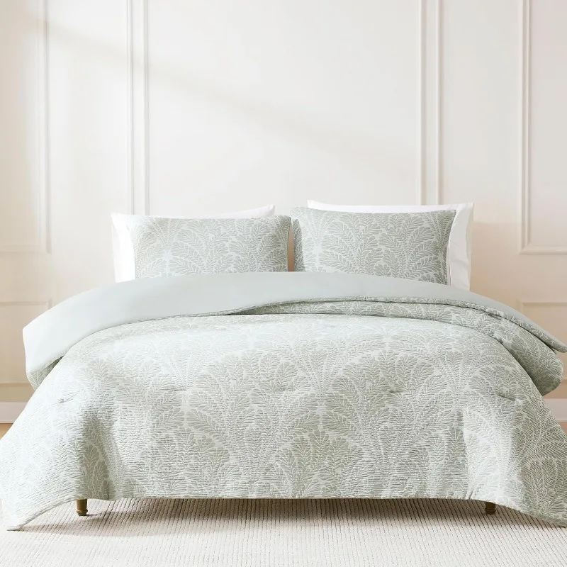 Decor Willow Garden Restorative Gauze Jacquard Comforter 3 Piece Set Full/Queen Sage - Botanical Bedding Set - Leaf Print -
Decor Willow Garden Restorative Gauze Jacquard Comforter 3 Piece Set Full/Queen Sage - Botanical Bedding Set - Leaf Print -