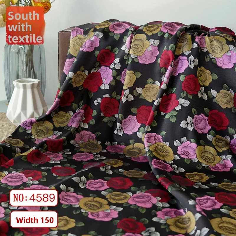 Autumn Winter Rose Yarn Dyed Jacquard Fabric for Dress Clothing Decorative Cloth Diy By The Meter Sewing Material
Autumn Winter Rose Yarn Dyed Jacquard Fabric for Dress Clothing Decorative Cloth Diy By The Meter Sewing Material