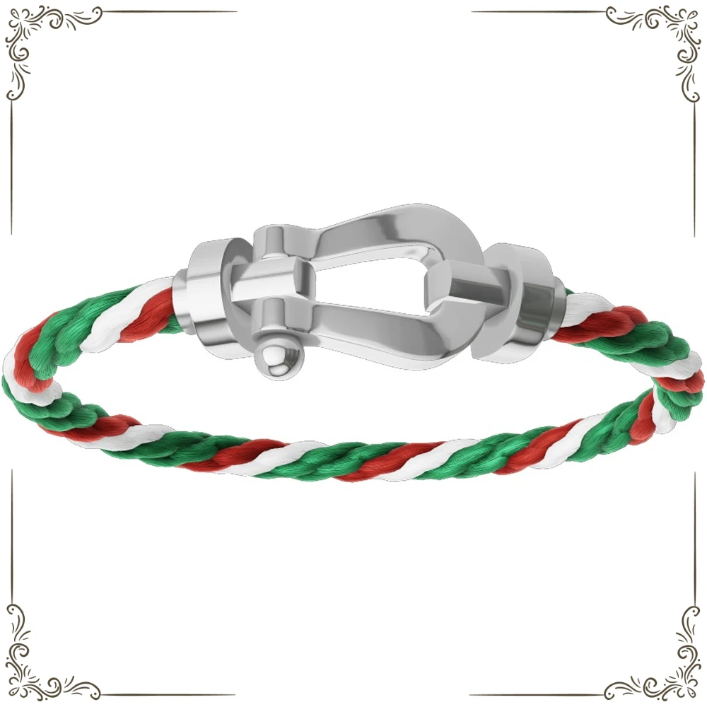 LISV 2025 New 925 Silver Blue Green Orange Nylon L Smooth Surface Bracelet Female Daily Wear Party Gifts Luxurious Couple Jewelr
LISV 2025 New 925 Silver Blue Green Orange Nylon L Smooth Surface Bracelet Female Daily Wear Party Gifts Luxurious Couple Jewelr