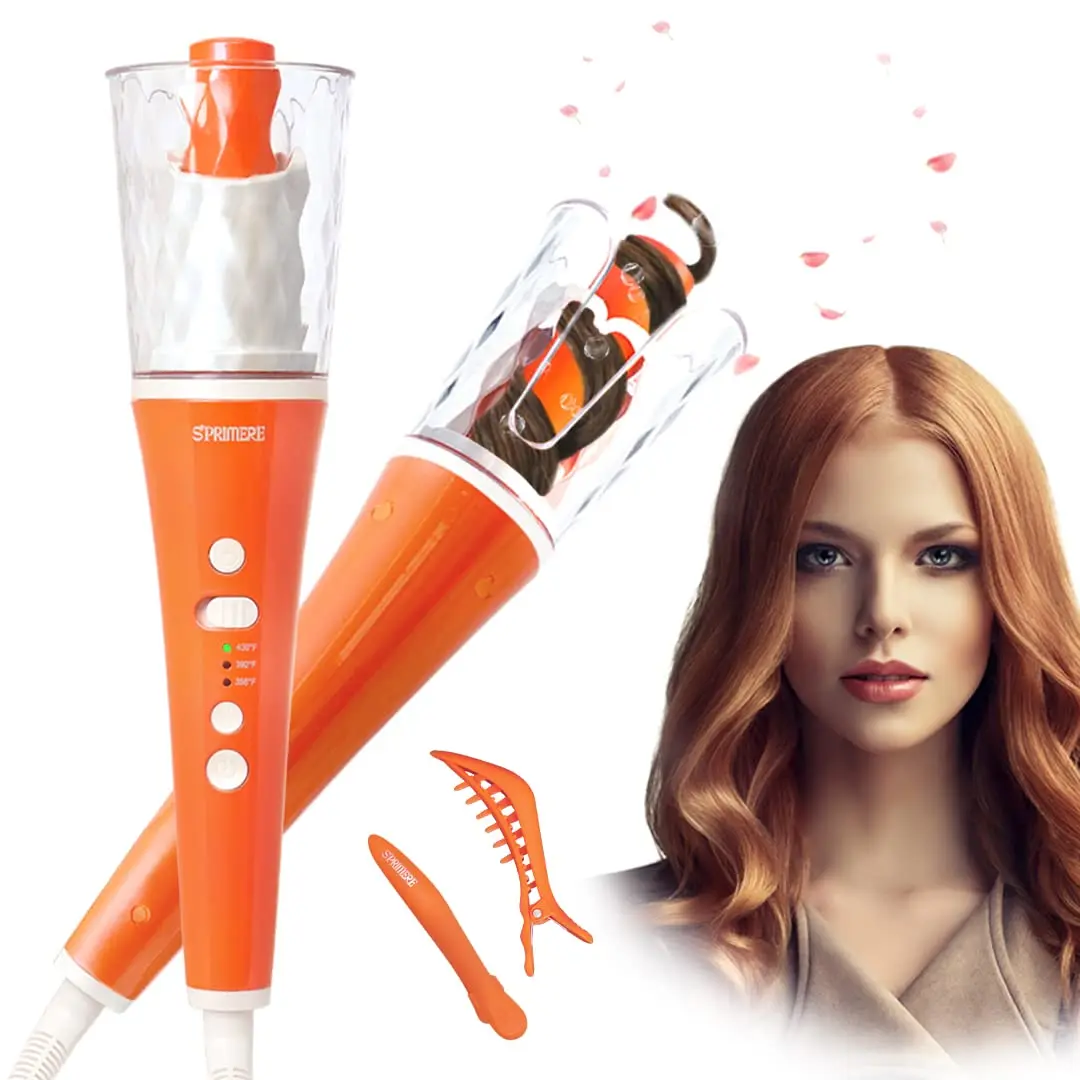 Automatic Hair Curling Iron with Ceramic Ionic Barrel Smart Anti-stuck Auto Rotating Hair Curling Wand Professional Hair Curler
Automatic Hair Curling Iron with Ceramic Ionic Barrel Smart Anti-stuck Auto Rotating Hair Curling Wand Professional Hair Curler