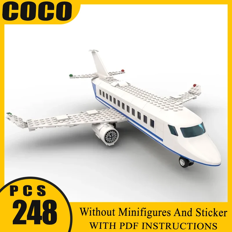 Moc Building Bricks Passenger Plane Model Technology Aircraft Modular Blocks Construstion Toy DIY Set Assembly Gift 
Moc Building Bricks Passenger Plane Model Technology Aircraft Modular Blocks Construstion Toy DIY Set Assembly Gift