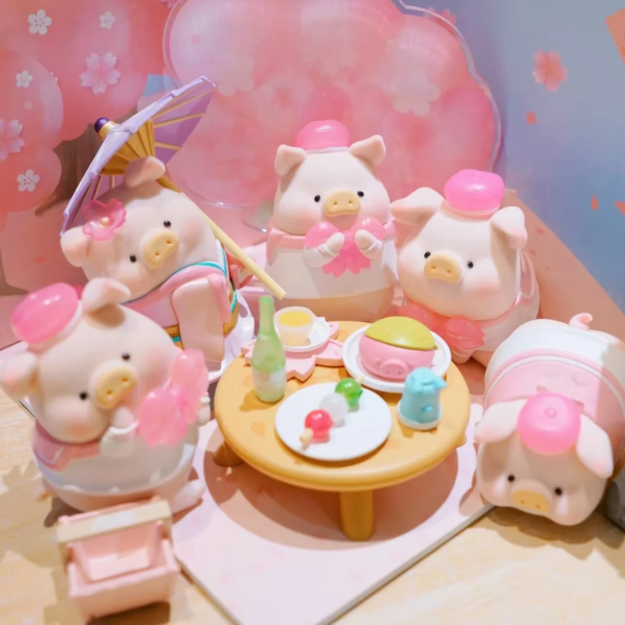 In Stock Lulu The Piggy Mystery Box Flowers In Bloom Series Cherry Blossom Scene Figure Cute Flocked Pvc Collectible Desk Decor
In Stock Lulu The Piggy Mystery Box Flowers In Bloom Series Cherry Blossom Scene Figure Cute Flocked Pvc Collectible Desk Decor