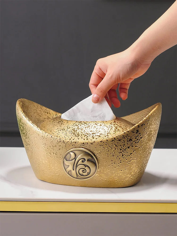 Новый стиль в китайском стиле Jin Yuanbao коробка из керамической ткани, Роскошный домашний креативный бумажный коробочка для рисования, кофейный столик, обеденный стол
Новый стиль в китайском стиле Jin Yuanbao коробка из керамической ткани, Роскошный домашний креативный бумажный коробочка для рисования, кофейный столик, обеденный стол
