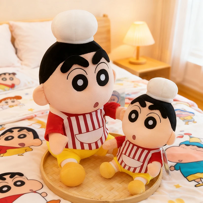Latest 22/40cm Crayon Shin-chan Cosplay Cook Plush Toys Cartoon Plushie Anime Birthday Pillow Doll Stuffed Gift for Childrens
Latest 22/40cm Crayon Shin-chan Cosplay Cook Plush Toys Cartoon Plushie Anime Birthday Pillow Doll Stuffed Gift for Childrens