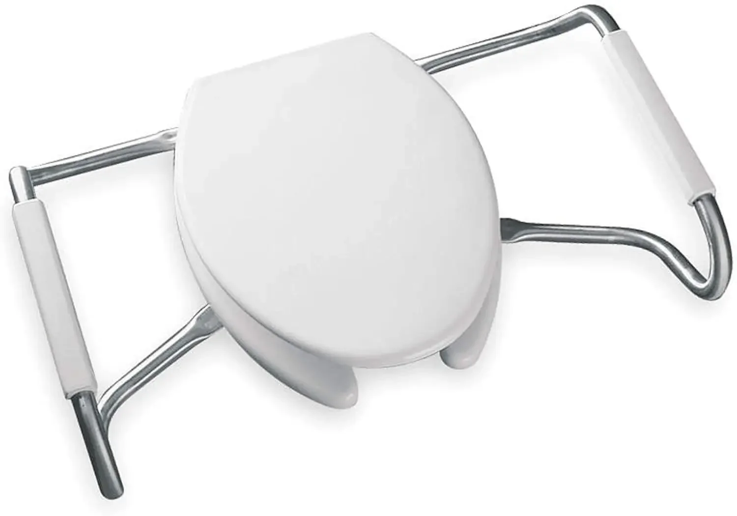 Closed Front Toilet Seat Elongated Solid Plastic White Safety Side Arms
Closed Front Toilet Seat Elongated Solid Plastic White Safety Side Arms