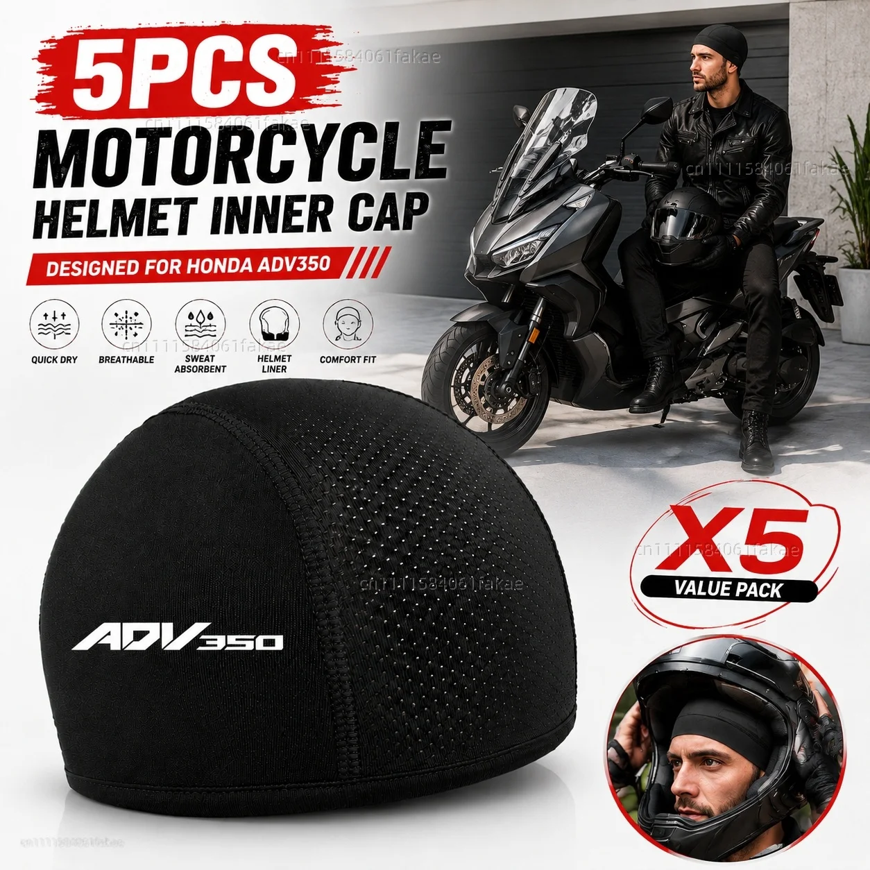 5pcs Motorcycle Helmet Inner Cap Hat Quick Dry Breathable Hat Racing Cap Thin Soft Rider Gear For HONDA ADV350 ADV 350 2021 2022
5pcs Motorcycle Helmet Inner Cap Hat Quick Dry Breathable Hat Racing Cap Thin Soft Rider Gear For HONDA ADV350 ADV 350 2021 2022