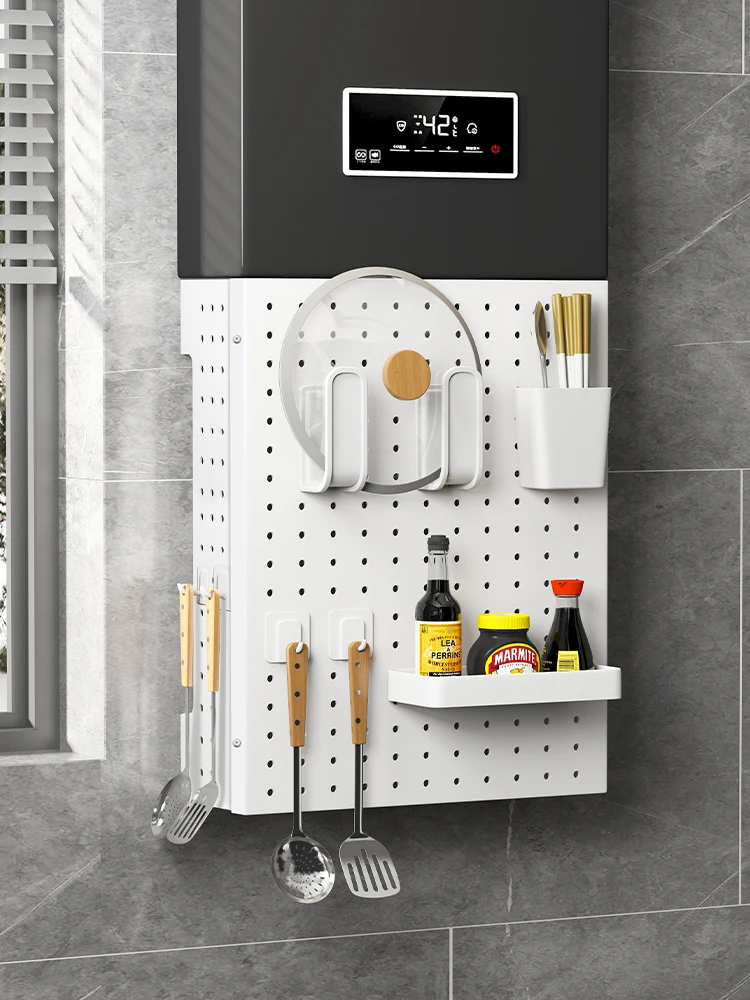Kitchen Gas Water Heater Pipe Cover Decorative Hole Board Wall Mounted Boiler underneath Conceal Storage Shelf Carbon Steel Rack
Kitchen Gas Water Heater Pipe Cover Decorative Hole Board Wall Mounted Boiler underneath Conceal Storage Shelf Carbon Steel Rack