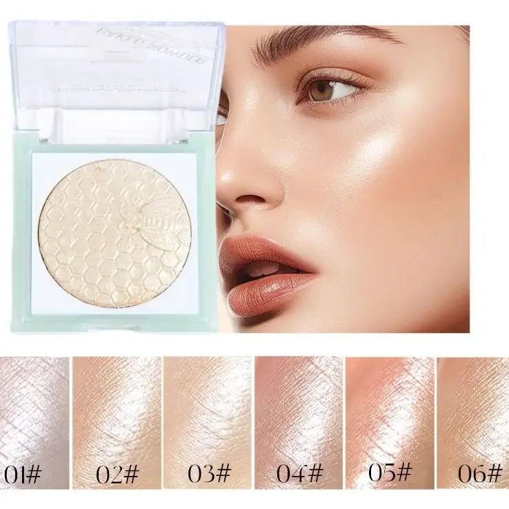 Natural Nude Fine Shimmer Baked Powder Highlight Blush Compact Face Cosmetic - Shimmering Highlighter for a Radiant Finish
Natural Nude Fine Shimmer Baked Powder Highlight Blush Compact Face Cosmetic - Shimmering Highlighter for a Radiant Finish