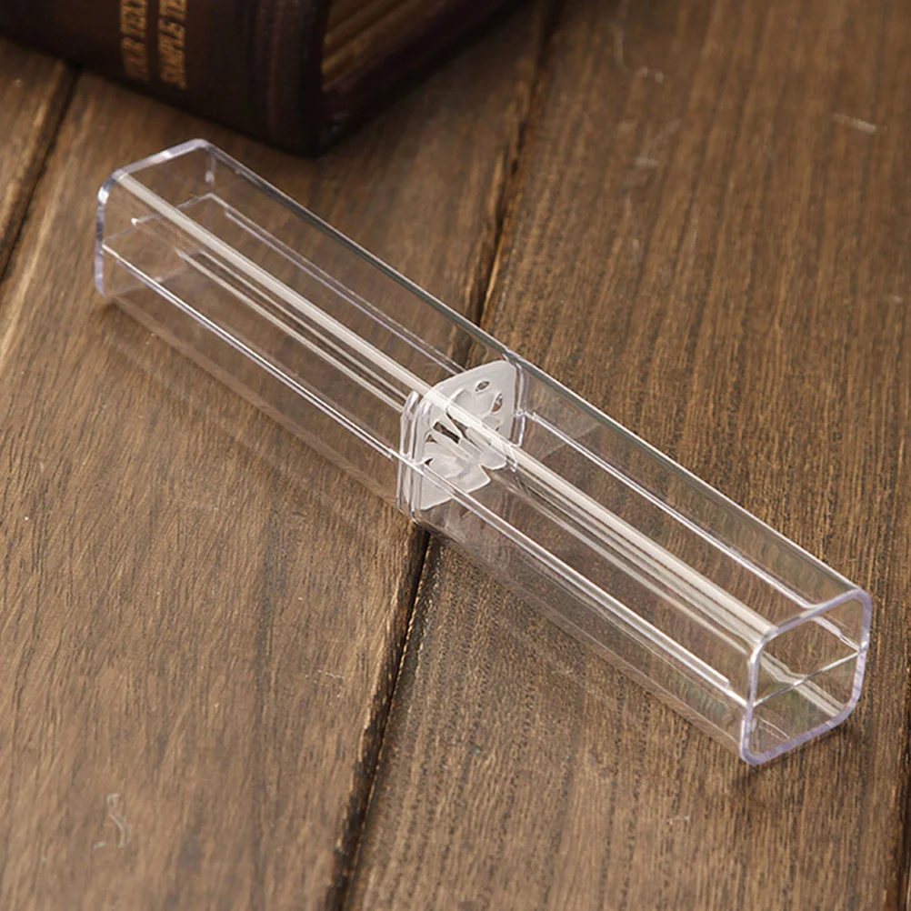 12 Pcs Pen Case Holders Plastic Simple Style Square Rectangular Students Fountain Portable Transparent Storage Box
12 Pcs Pen Case Holders Plastic Simple Style Square Rectangular Students Fountain Portable Transparent Storage Box