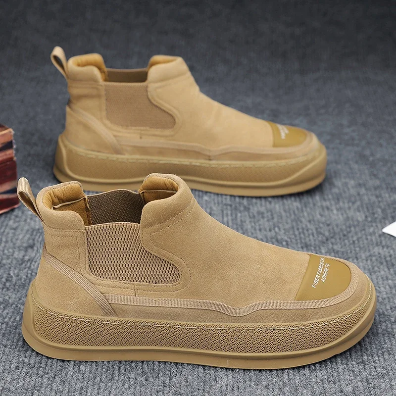 Ankle Boots Soft and Comfortable Loafers Casual Sneaker Sports and Leisure Shoes for Men Wear-resistant Non-Slip Round Toe New
Ankle Boots Soft and Comfortable Loafers Casual Sneaker Sports and Leisure Shoes for Men Wear-resistant Non-Slip Round Toe New