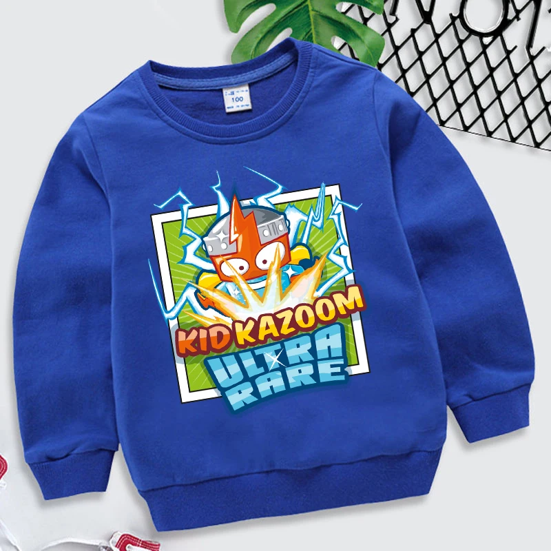 Cute Cartoon Print Kids Sweatshirt Autumn Pullover Children SuperThings Casual Crew Neck Tops Boys Girls Solid Color Sweatshirts
Cute Cartoon Print Kids Sweatshirt Autumn Pullover Children SuperThings Casual Crew Neck Tops Boys Girls Solid Color Sweatshirts