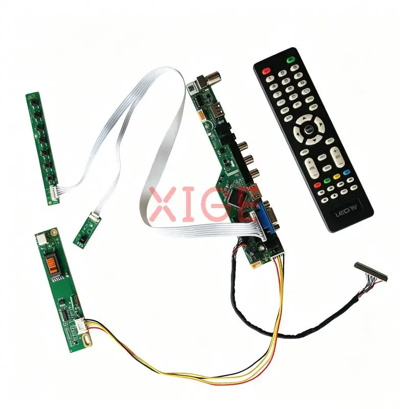 For HT141WXB LTN141W1 HT141WX1 LTN141W3 Matrix Controller Drive Board DIY Kit HDMI+VGA+AV+USB 1CCFL 1280*800 LVDS-30Pin 1280x800
For HT141WXB LTN141W1 HT141WX1 LTN141W3 Matrix Controller Drive Board DIY Kit HDMI+VGA+AV+USB 1CCFL 1280*800 LVDS-30Pin 1280x800