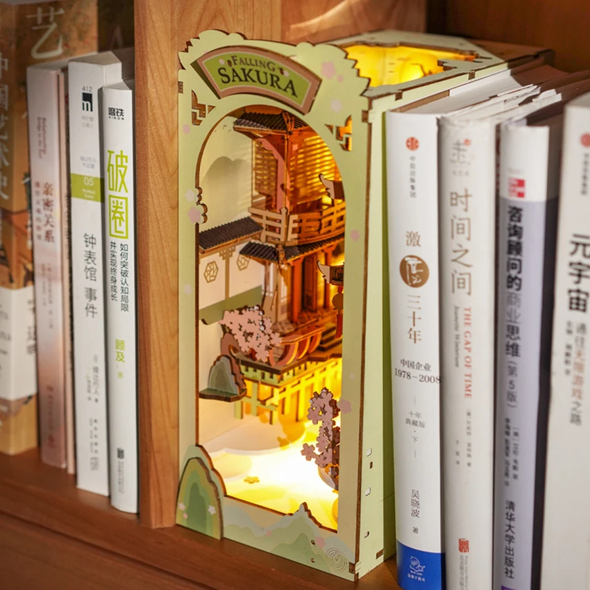 Robotime Rolife 3D деревянные пазлы TGB05 Falling Sakura Book Nook Craft Kit DIY миниатюрный дом
Robotime Rolife 3D деревянные пазлы TGB05 Falling Sakura Book Nook Craft Kit DIY миниатюрный дом