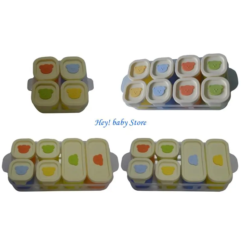 Q1FE Hygienic Baby Storage Freezer Tray 4 Compartment Silicone Mold With Steam Cooking Function And Anti Odor Lid
Q1FE Hygienic Baby Storage Freezer Tray 4 Compartment Silicone Mold With Steam Cooking Function And Anti Odor Lid