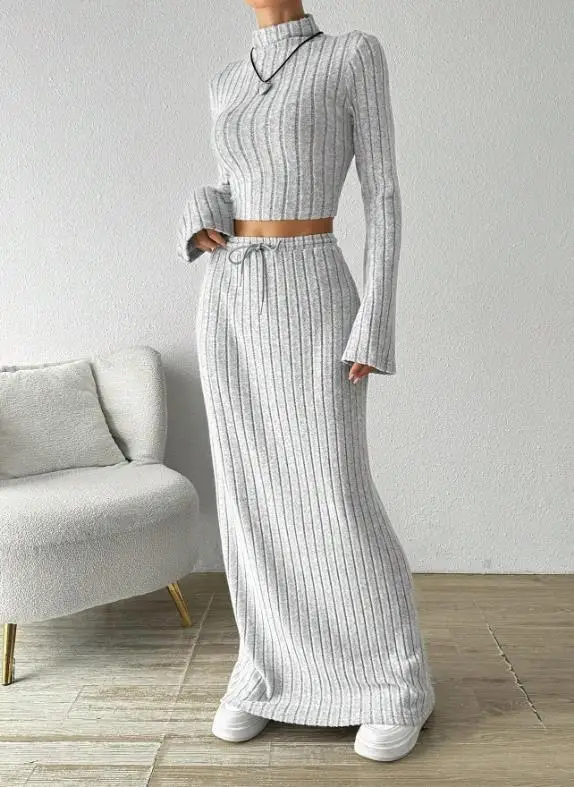 2026 Осенне-зимний женский простой повседневный модный комплект, новый универсальный вязаный комплект из двух предметов для поездок на работу
2026 Осенне-зимний женский простой повседневный модный комплект, новый универсальный вязаный комплект из двух предметов для поездок на работу